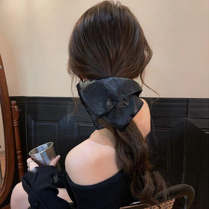 Square High Elastic Hair Tie Updo Scrunchies