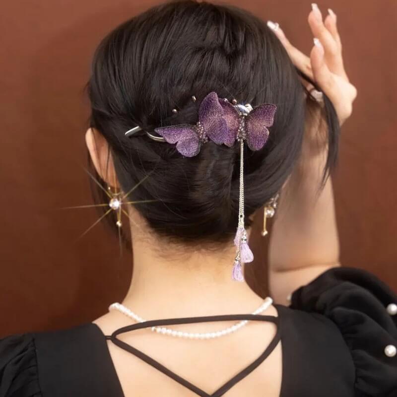 Vintage Butterfly Hair Claw Twist Hair Clip