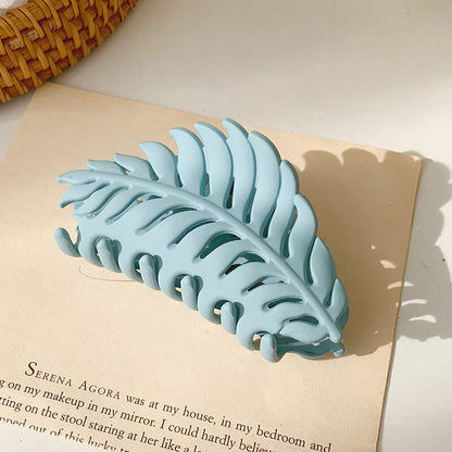Vintage French Leaves Hair Claw Clips