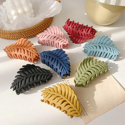 Vintage French Leaves Hair Claw Clips